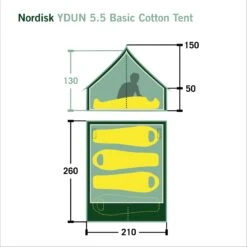 Rausgehen -Rausgehen 5637927082 o ydun 55 basic cotton tent nordisk 24
