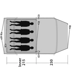 Outwell STARHILL 4A - Familienzelt -Rausgehen 5638031667 o starhill 4a outwell 24