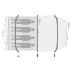 Outwell STARHILL 4A - Familienzelt -Rausgehen 5638031667 q starhill 4a outwell 24