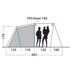 Outwell STARHILL 4A - Familienzelt -Rausgehen 5638031667 r starhill 4a outwell 24
